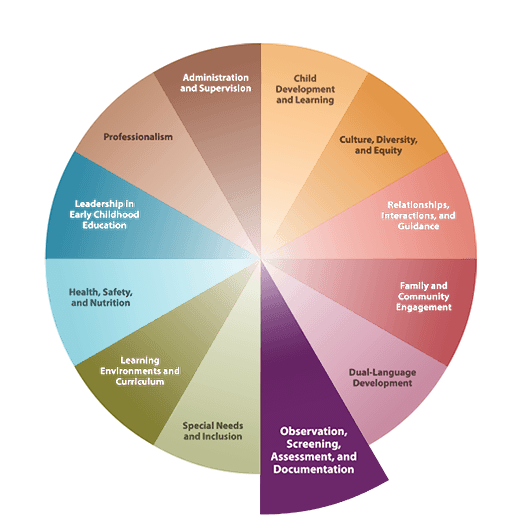 California Early Childhood Educator Competencies Wheel